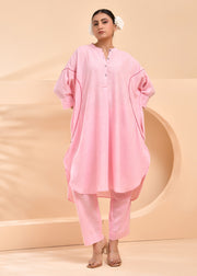 Pink Cotton Co-ord Set - Gulabi