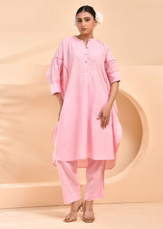 Pink Cotton Co-ord Set - Gulabi