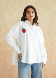 Berry Noir Shirt - White