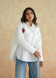 Berry Noir Shirt - White