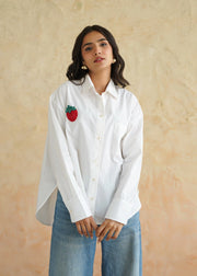 Berry Noir Shirt - White