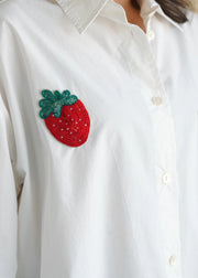 Berry Noir Shirt - White