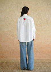 Berry Noir Shirt - White
