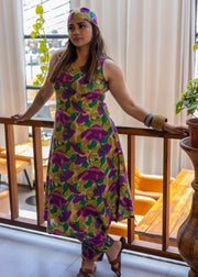 Multi Buta Hand Block Printed Kurta Set - Rang Birangi